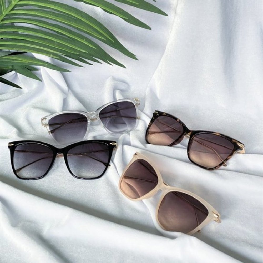 BUNDLE-Classic Gold Frame Tinted Sunglasses